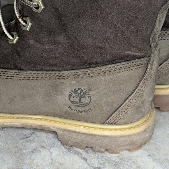 Timberland Teddy Fleece Fold Down Boots (women's 7) - Picture 7 of 11